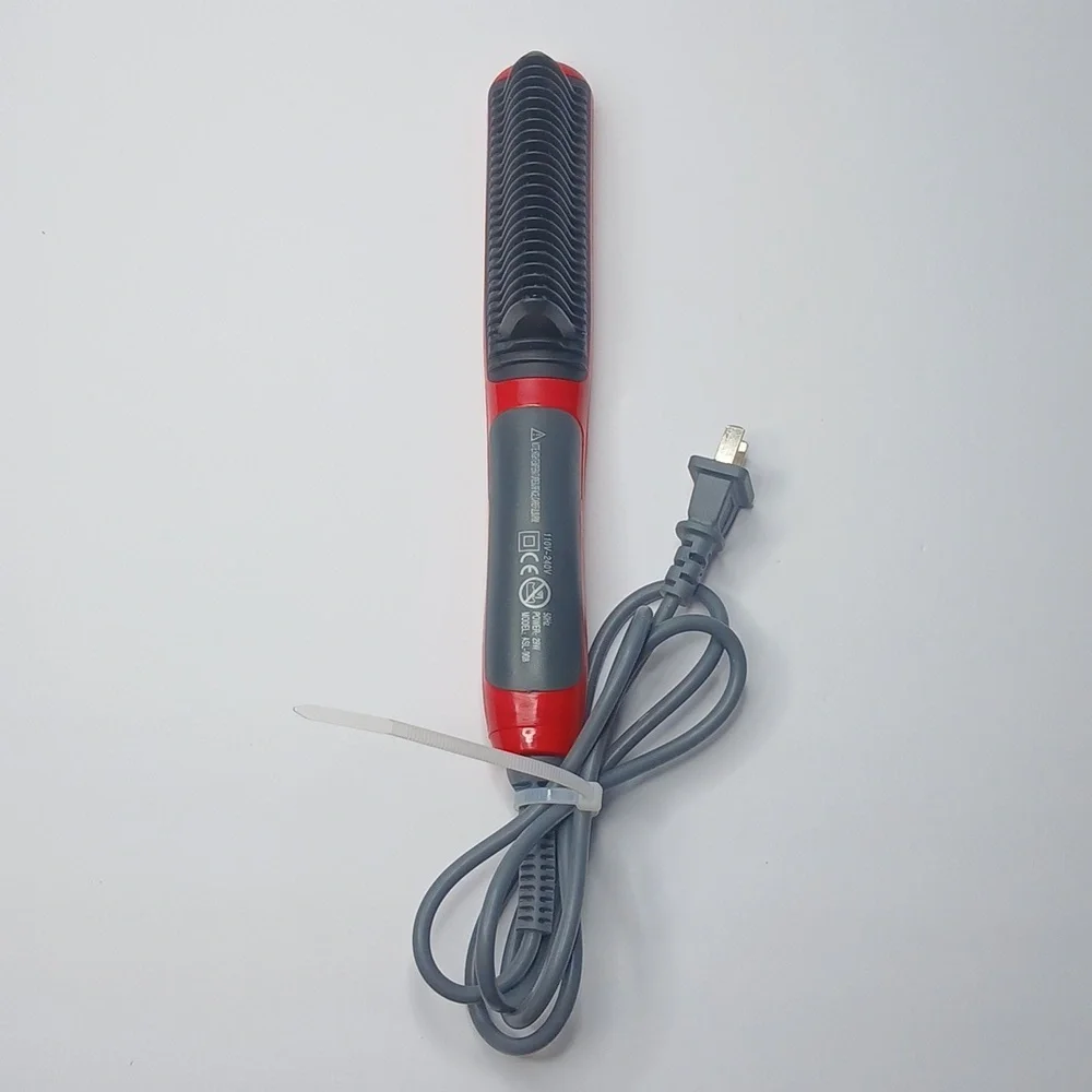 Hair‎ Straighter ASL-908 electric brush, which is also for straightening Beards
